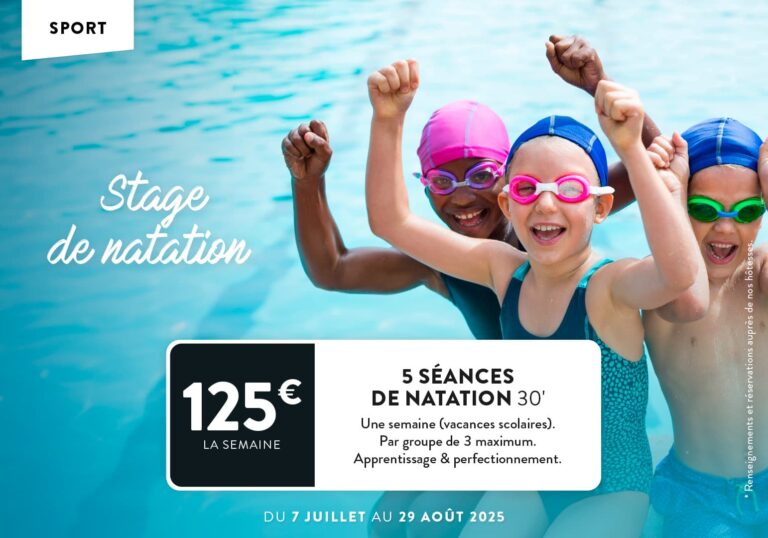 stage de natation nantes