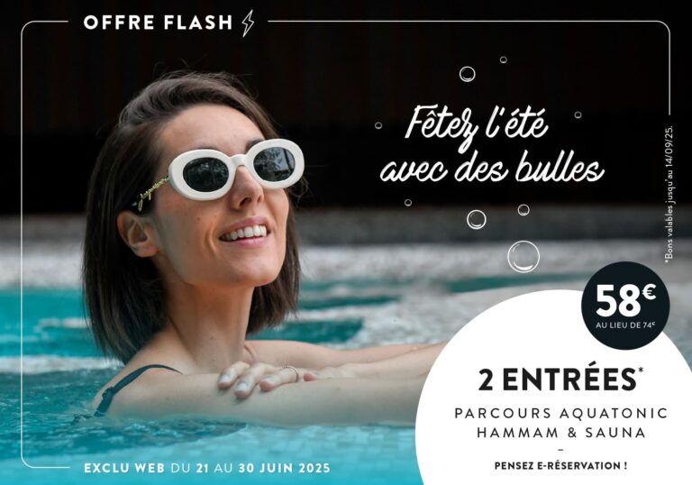 Offre flash Aquatonic Nantes
