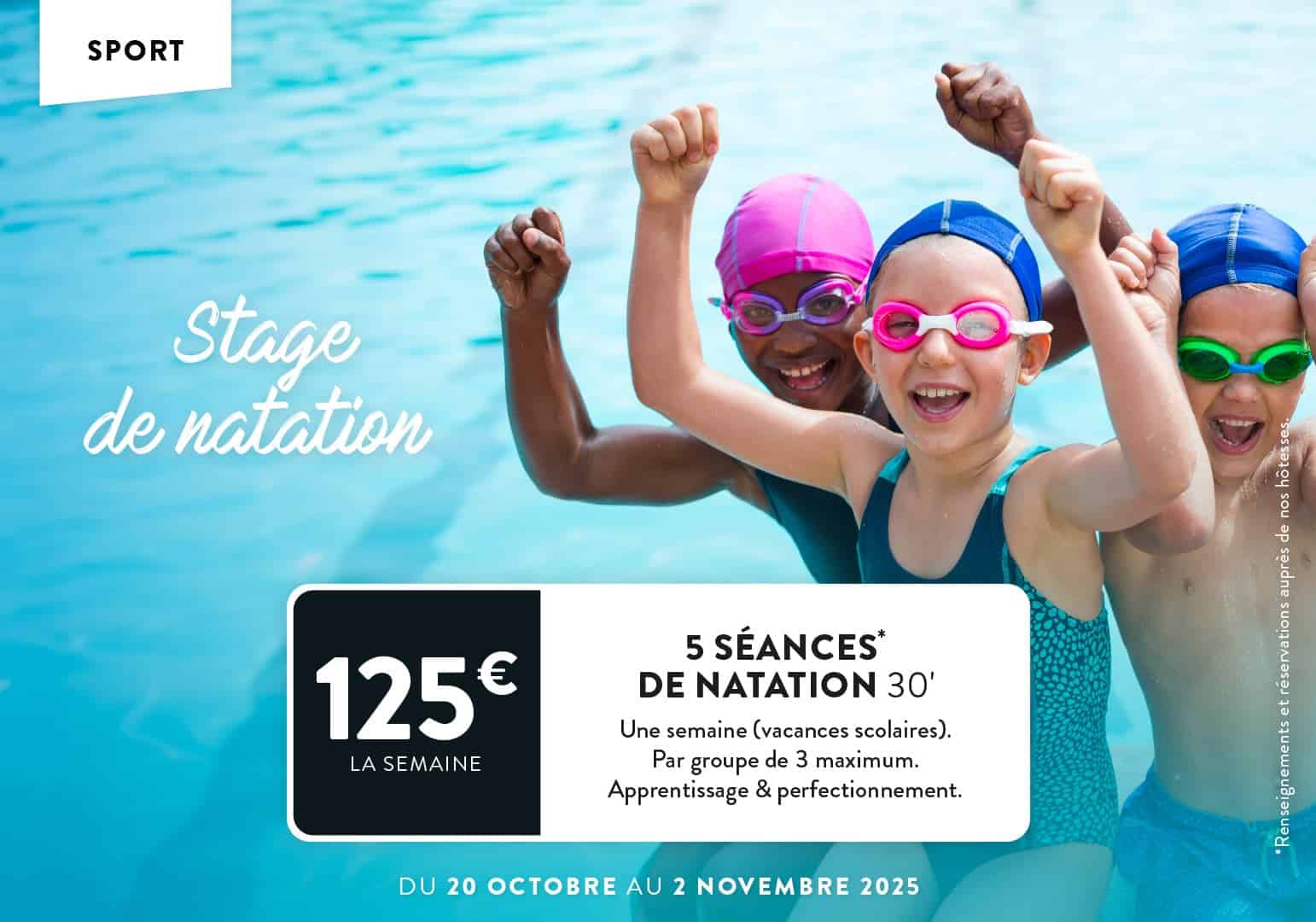stage de natation nantes