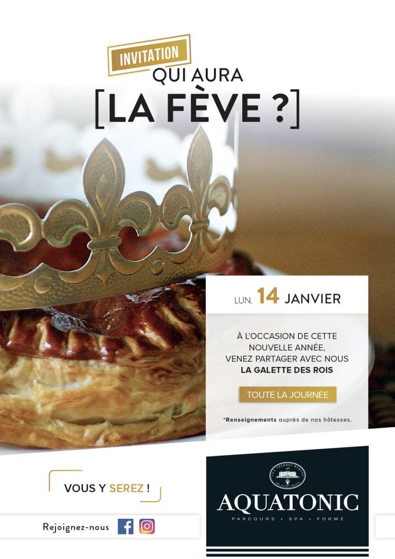 Galette des rois à l'Aquatonic PAris