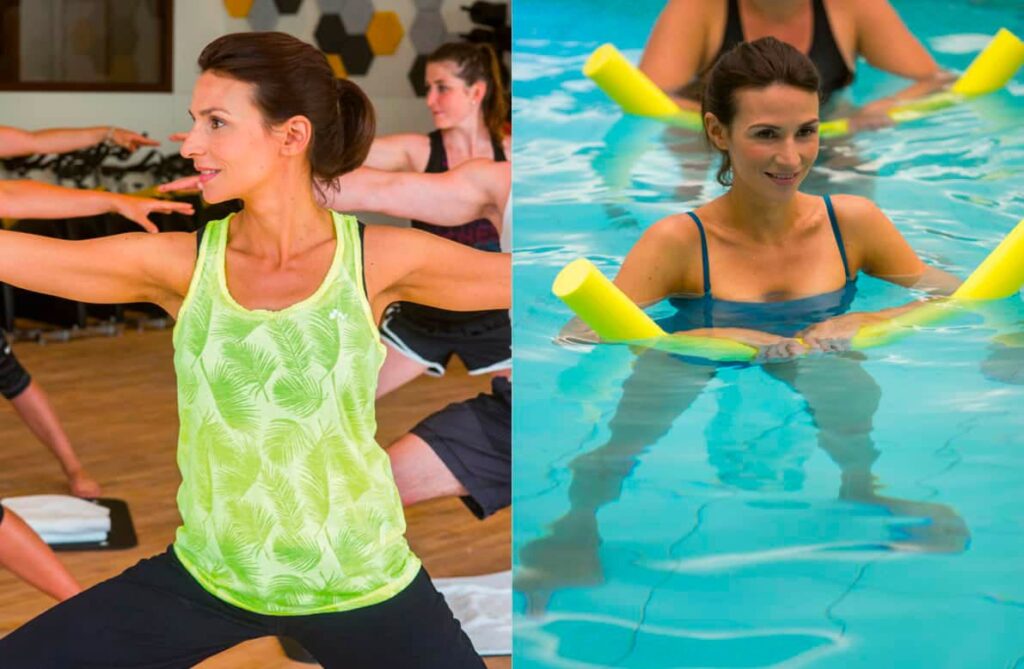 cours aqua fitness paris val europe