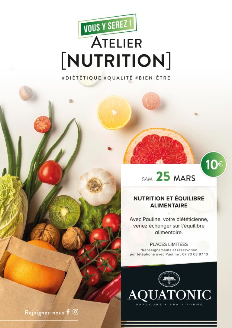 atelier nutrition et équilibre alimentaire