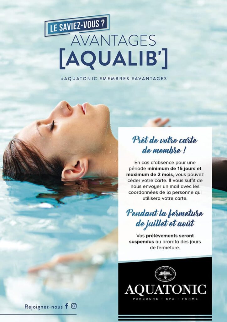 Avantages Aqualib'