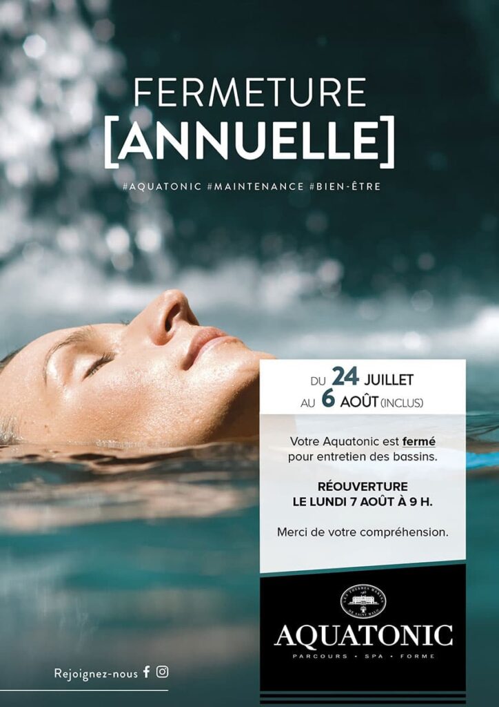 Fermeture annuelle 1