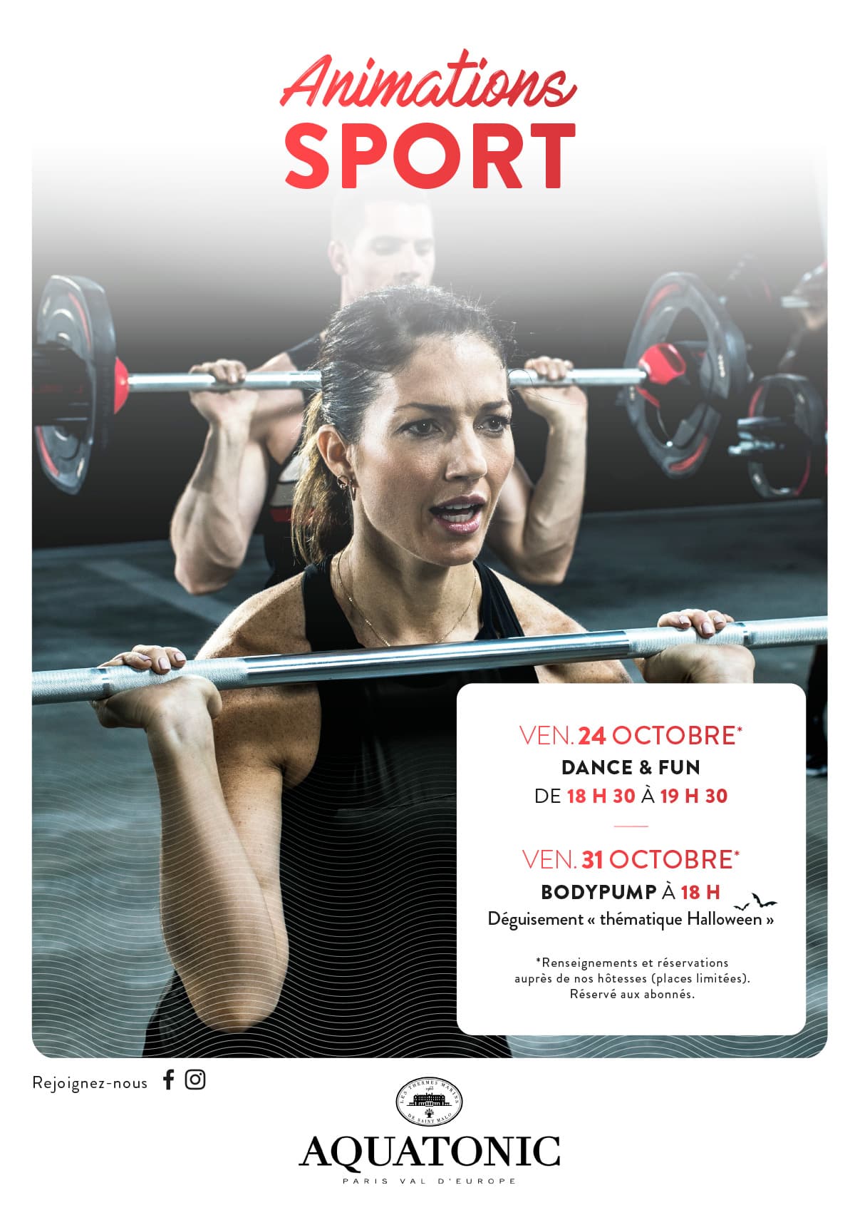 Animations sport Paris Val d'Europe