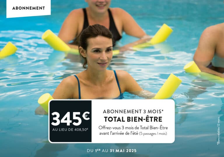 Offre abonnement Aquatonic Paris