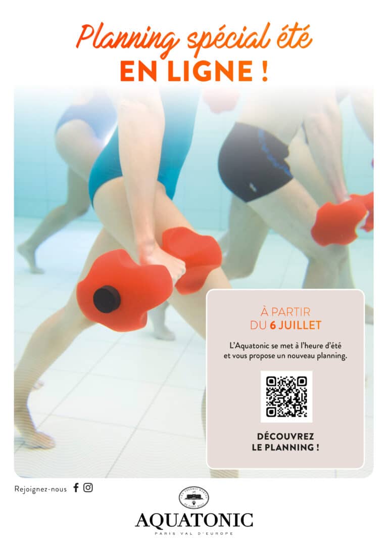 fitness aquatique paris val europe