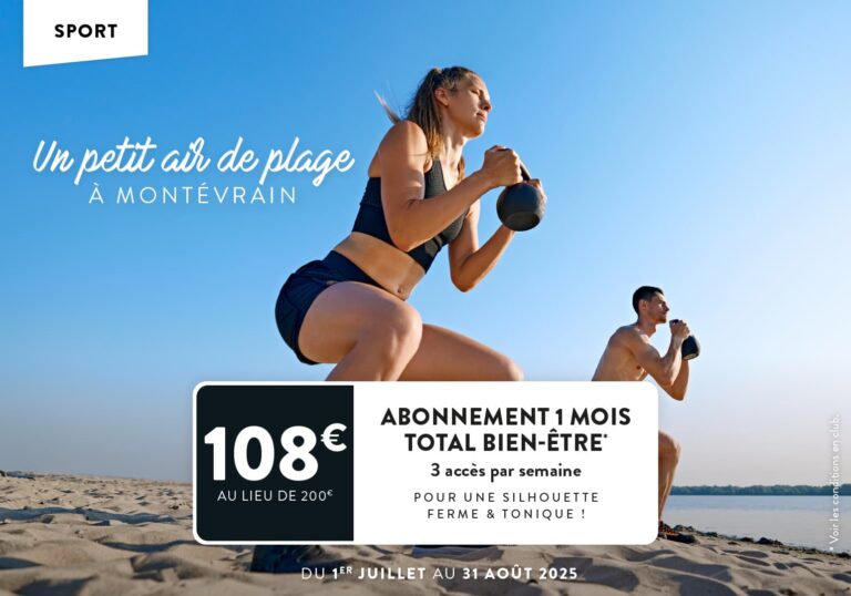 abonnement sport été paris val europe