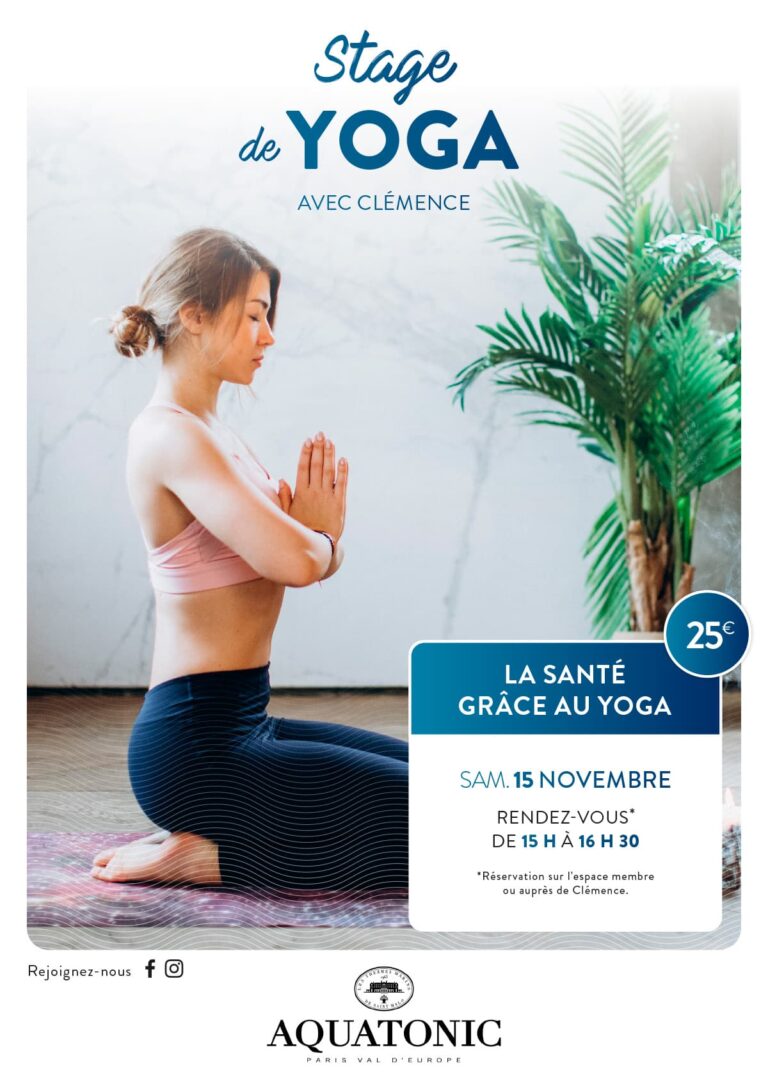 stage yoga pour améliorer sa santé