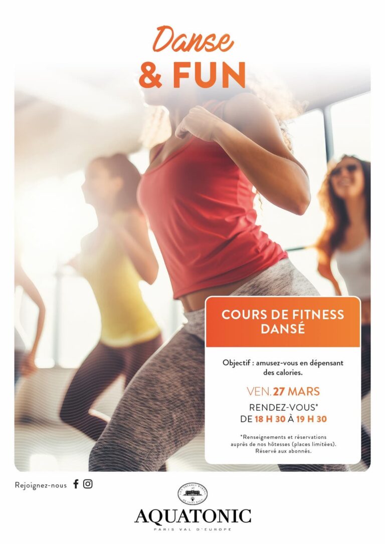 cours danse fitness paris val europe