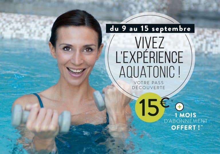 Tester un cours sport a l'Aquatonic