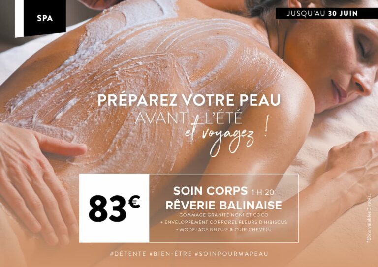 Soin Spa du mois à Rennes : reverie Balinaise