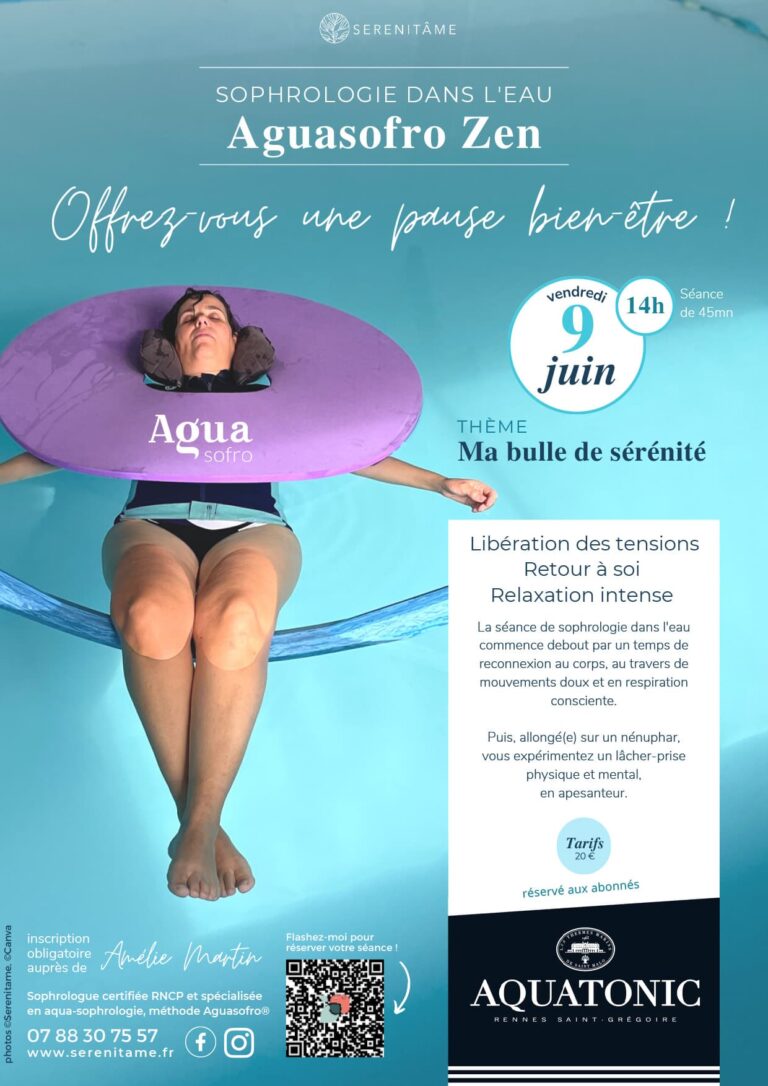 sophrologie en piscine rennes
