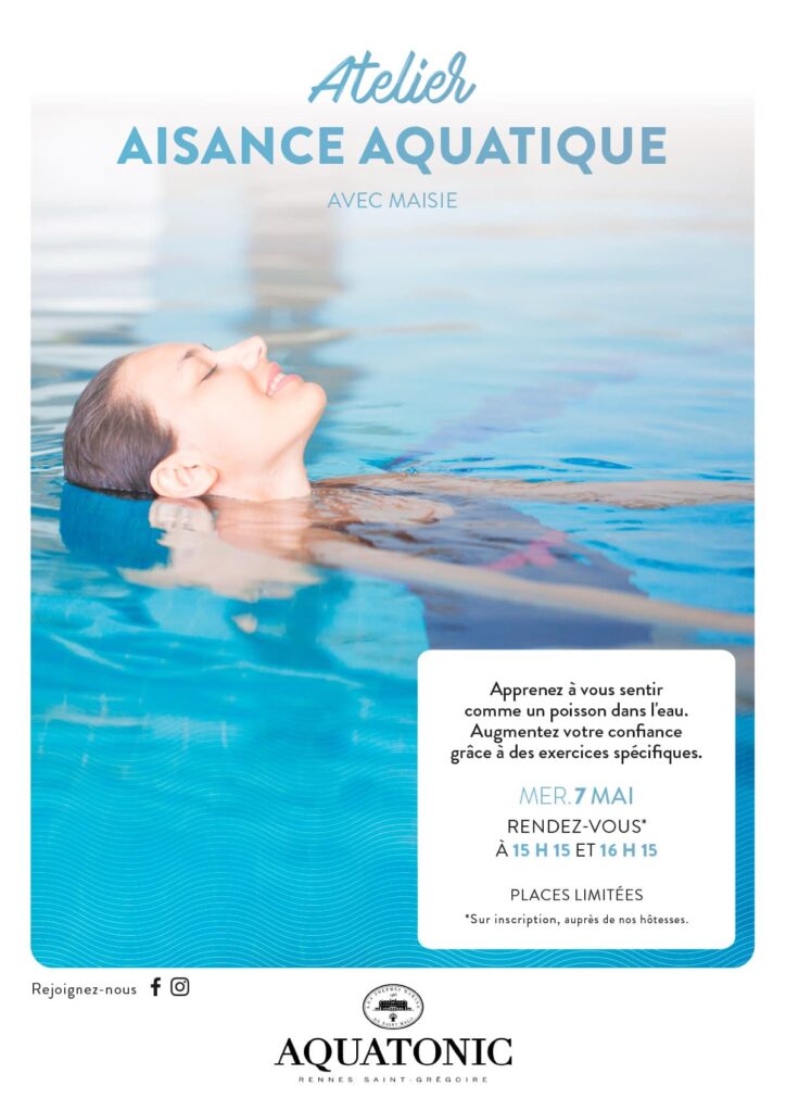 Atelier aisance aquatique Rennes