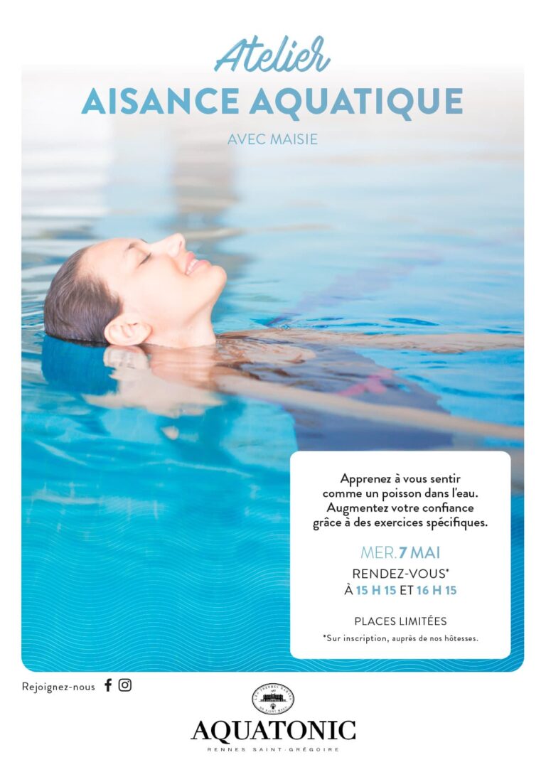 Atelier aisance aquatique Rennes