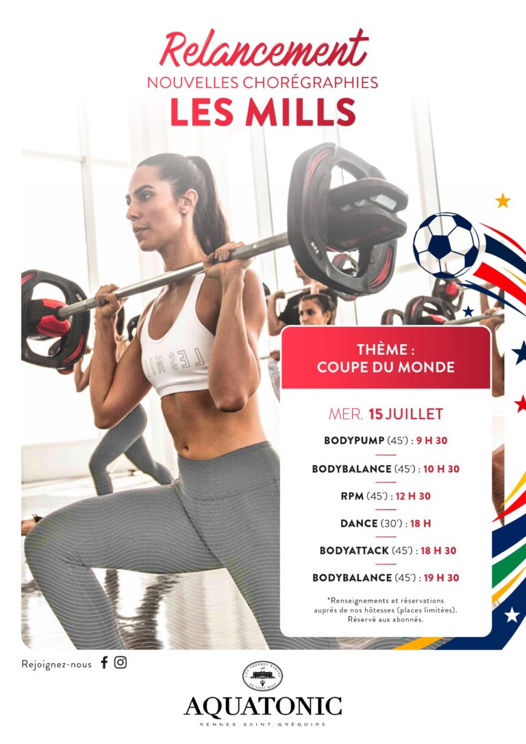 cours fitness les mills rennes