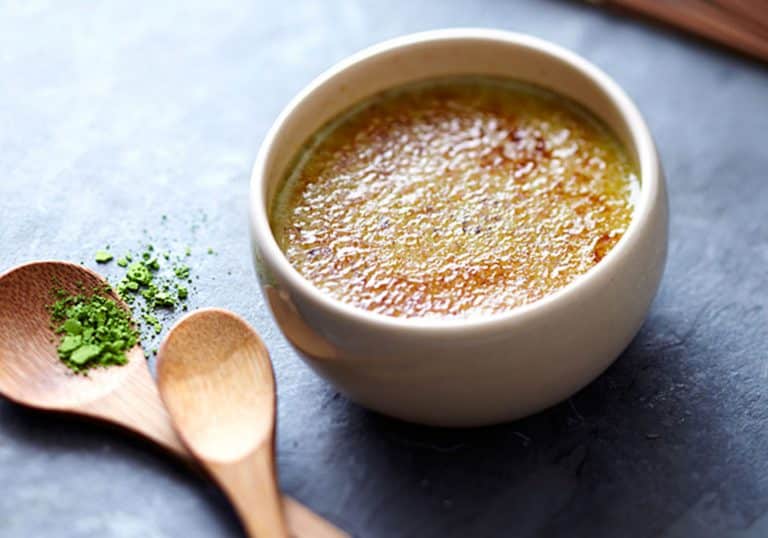 Recette : creme-brulee-au-the-matchaa